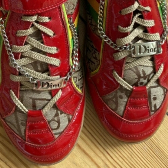DIOR DIOR 🦋🌺🔥Rasta Trotter high-top - Picture 10 of 10